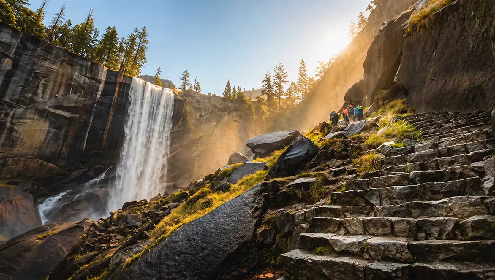 Mist Trail Yosemite
